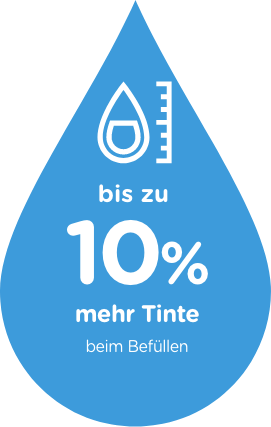 Jusqu'à -10% d'encre en + au remplissage